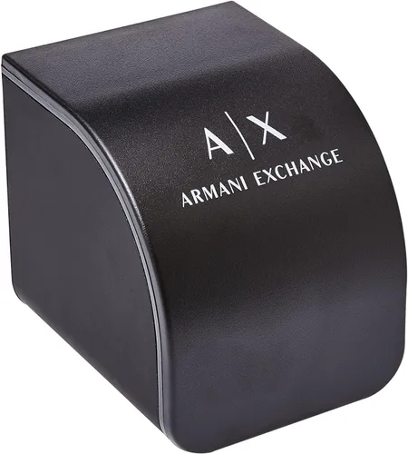 Vista 11 de Armani Exchange Reloj de vestir cronógrafo para hombre con correa de acero inoxidable o cuero