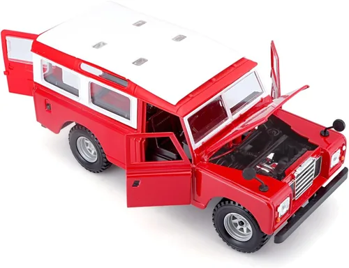 Vista 2 de Bburago 2011 Bijoux Escala 1:25 Azul Land Rover
