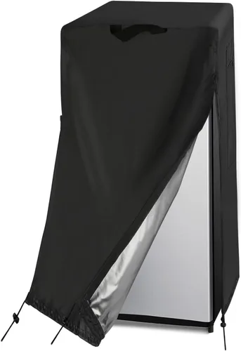 Vista 14 de Cubierta para refrigerador Guisong, impermeable y a prueba de polvo, protectora para congeladores verticales, adecuada para la mayoría de mini