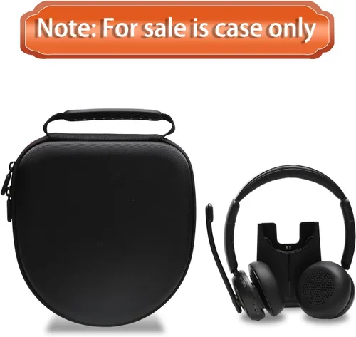 Vista 8 de LTGEM - Funda compatible con auriculares LEVN LE-HS013 / LE-HS016 V3 / LE-HS010 / LE-HS016 / CT001 superior y base de carga