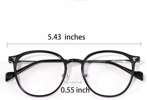 Vista 2 de Gafas de miopía para distancia para mujeres y hombres, gafas para miopía para hipermetropía, gafas de miopía para conducir