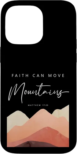 Vista 21 de Faith Can Move Mountains - Matthew 17 20 Inspiring Christian Case for iPhone 17