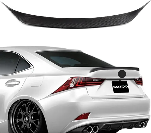 Vista 12 de SCITOO Spoiler Wing GT Style Universal 52" ABS Brillante Carbono Aspecto Trasero Alerón Alerón