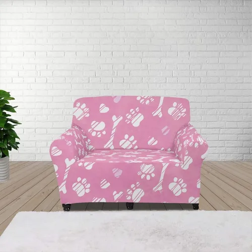 Vista 29 de Funda de sofá con diseño de árbol de bandera estadounidense para sofás y sofás, decoración navideña, funda antideslizante para sofá de 1 cojín