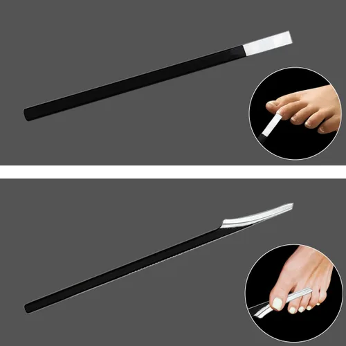 Vista 5 de Juego de 4 cuchillos de pedicura, cuchillo de pedicura de acero inoxidable, juego de cuchillos de pedicura, cuchillo de pedicura, juego de cuchillos