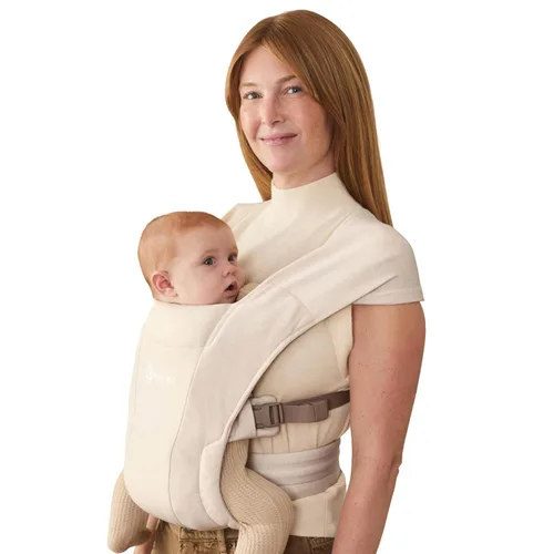 Vista 9 de Ergobaby Embrace Portabebés para Recién Nacidos hasta Niños Pequeños - Portabebés Ergonómicos Ligeros - Esenciales Acogedores (7-25 Libras), Tejido