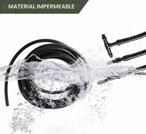 Vista 6 de Kit de manguera de limpiaparabrisas, manguera de líquido limpiaparabrisas de 4 metros con 12 piezas de conectores, conecta la bomba de agua