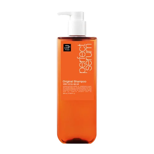 Vista 17 de Mise En Scene Perfect Serum Magic Straight Shampoo Anti-Frizz, protector del calor, efecto alisador de cabello, champú coreano para control