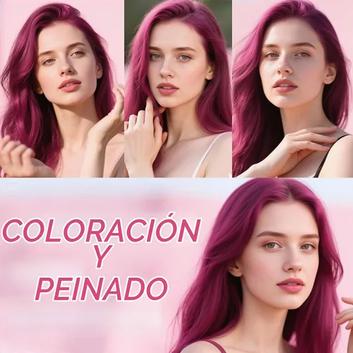 Vista 3 de SOVONCARE Spray de color temporal rosa intenso para el cabello para niños y # 1 - Rosa intenso