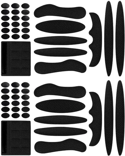 Vista 13 de Kit de acolchado para casco, almohadillas universales de espuma de repuesto para bicicleta, motocicleta, accesorios para casco (negro, juego de 1)
