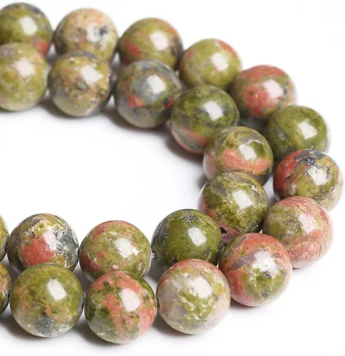 Vista 31 de Cuentas sueltas de jade de angelita verde de 4 mm, 86 piezas, piedra natural de aguacate para hacer joyas, pulsera DIY Jade Aguacate