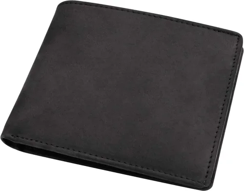 Vista 4 de Kenon Cartera de cuero personalizada para hombres, con bloqueo RFID grabada, billetera elegante para marido, hijo, papá, cumpleaños, San Valentín