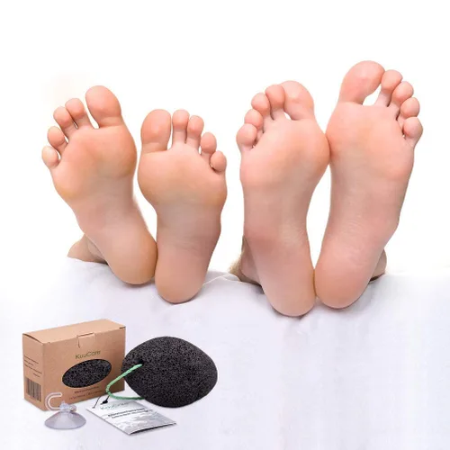 Vista 7 de Piedra pómez Hamalaya naturales de tierra Lava, PREMIUM Herramienta Pedicura y exfoliación, Removedor de callos para pies, suavizante de piel, piel