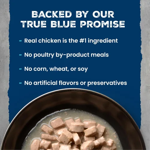Vista 6 de Blue Buffalo Wilderness Wild Delights Carne Morsels - Alimento húmedo para gatos adultos, con alto contenido de proteínas y sin granos