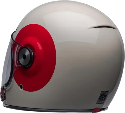 Vista 5 de BELL Bullitt - Casco (blanco brillante TT Vintage/Oxblood - S)