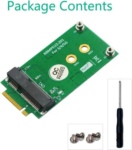 Vista 6 de HLT M.2 Key B a Mini PCI-E adaptador para módulo 3G/4G/5G