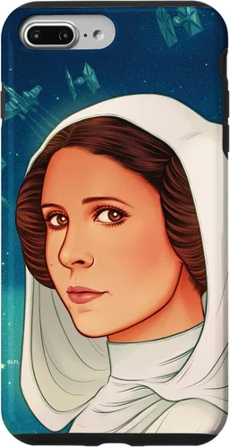 Vista 12 de Funda exclusiva de Star Wars para iPhone 16 con diseño de princesa Leia de Nueva Esperanza