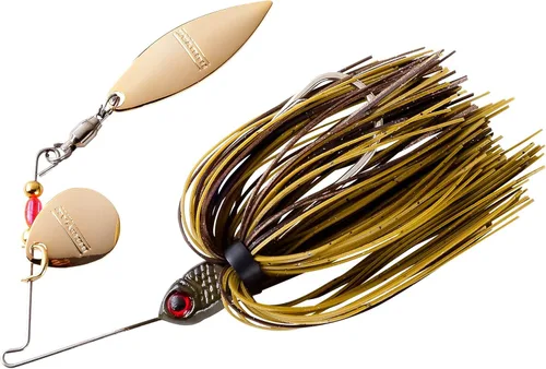 Vista 20 de Booyah Pond Magic Señuelo de pesca de róbalo con hoja giratoria para aguas pequeñas