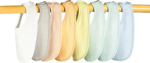 Vista 6 de Tiny Twinkle Baby Feeding Bibs - Waterproof and Absorbent Infant Drool and Feeding Baby Bibs