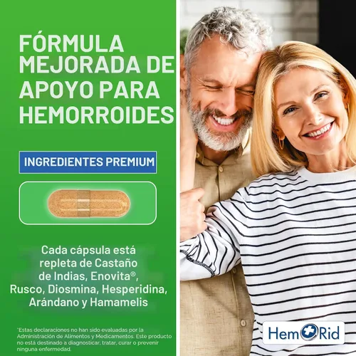 Vista 3 de HemRid Max - Alivio rápido de las hemorroides. Obtén las píldoras para hemorroides que realmente funcionan. Funciona en solo 2-5 días.