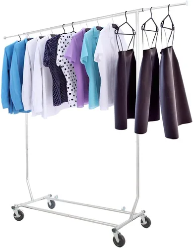 Vista 3 de ForHauz hg-1130-cr-single Cr-Single Comercial Ajustable Estante de ropa individual