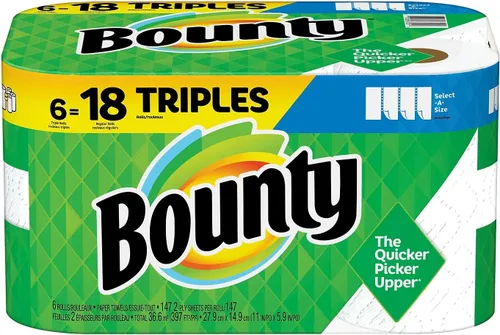 Vista 11 de Bounty 76213 Toallas de papel, seleccione un tamaño, 138 hojas de 2 capas, paquete de 2 unidades, cantidad 6