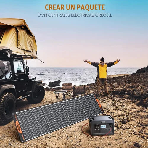 Vista 7 de el panel solar portátil 200W para el generador de la central eléctrica, flexible ultra ligero Foldable Solar Panel Kit, Lightweight