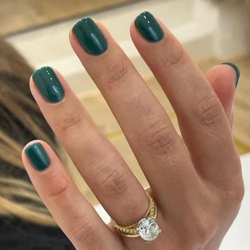 Vista 17 de Uñas postizas cuadradas a presión, uñas postizas cortas de cobertura completa, uñas postizas aurora, uñas acrílicas brillantes con pegamento, uñas 2