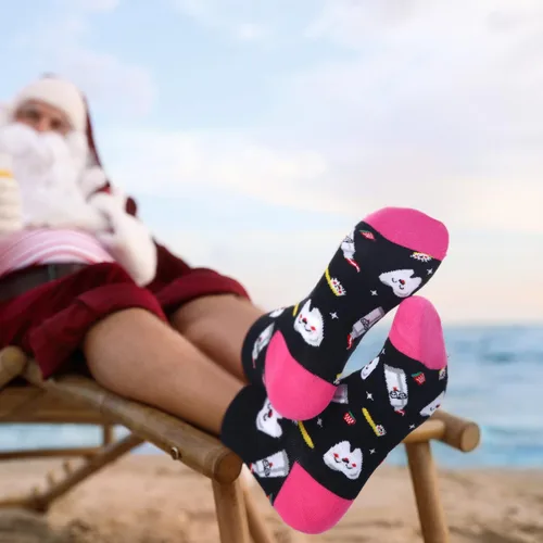 Vista 5 de Vicenpal 3 pares de calcetines dentales para mujer, calcetines cortos novedosos para dentista, enfermera, divertidos y lindos regalos