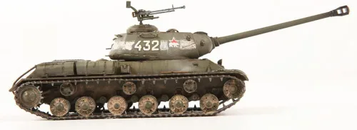 Vista 10 de ZVEZDA 5011 - Tanque pesado soviético IS-2 - Kit de plástico sin pintar - Escala 1:35 94 piezas 5.4" / 13.8 cm
