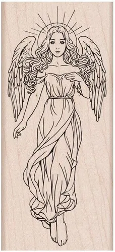 Vista 5 de Hero Arts A6204 Sellos de madera, Feliz Navidad