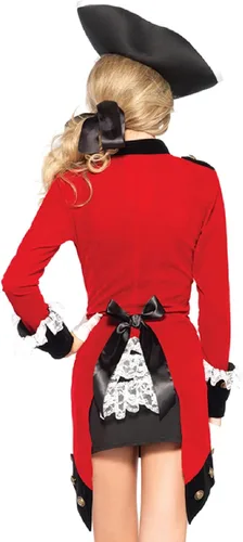 Vista 2 de Leg Avenue Women's Rebel Red Coat