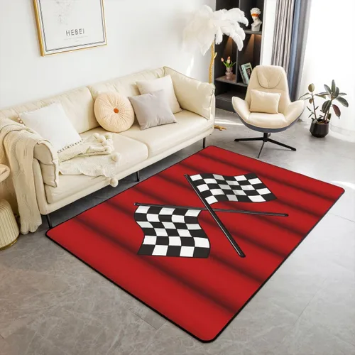 Vista 26 de Erosebridal Alfombra de motocross de 3 x 5 pies para mesita de noche, alfombra de motociclista para niños, adolescentes, motocicleta, deportes