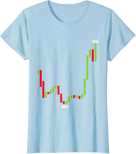 Vista 21 de Funny Day Trading Comprar Baja Venta Alta Stock Trading Camiseta Negro