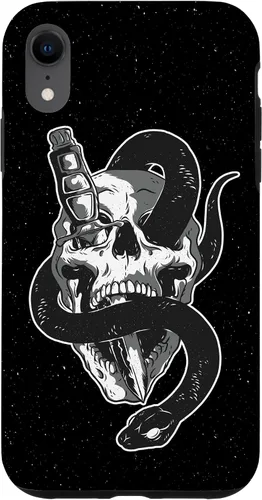 Vista 8 de iPhone 15 Skull Graphic Goth Gifts Pretty Gothic Funda básica para teléfono celular