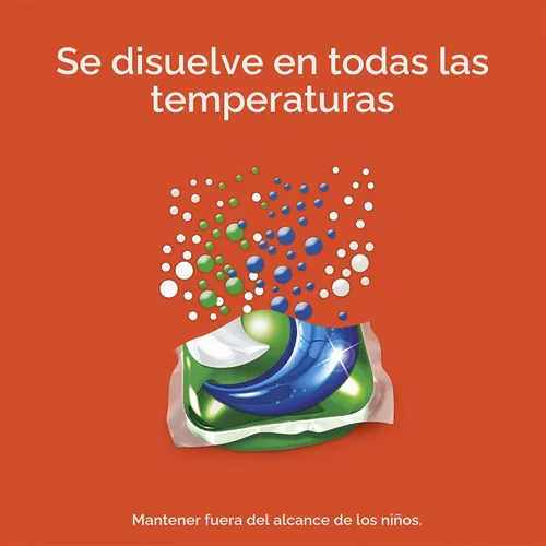 Vista 8 de Tide PODS con detergente líquido Downy, April Fresh, 12