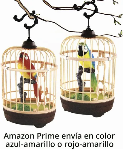 Vista 4 de Haktoys funciona con pilas, pájaros que cantan, Parent