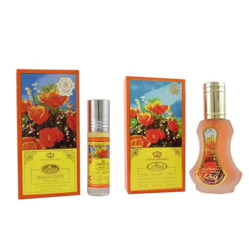 Vista 2 de Al Rehab Bakhour - Juego de 2 piezas unisex (Eau De Parfum Spray de 1.18 oz + Perfume Concentrado de 0.20 Oz Rollerball)