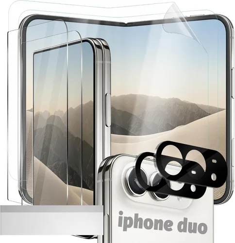 Vista 12 de Orzero (3 juegos de 12 paquetes de protectores de pantalla compatibles con Samsung Galaxy Z Flip 8/Flip 7, protector de pantalla con TPU suave