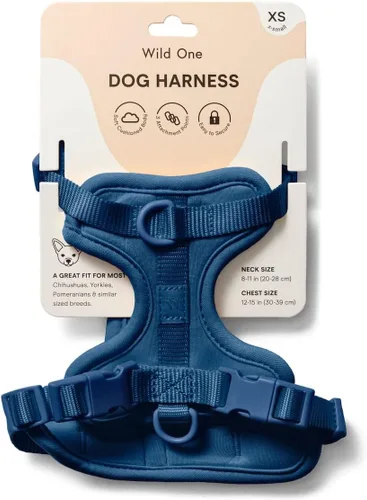 Vista 9 de Arnés para perro Wild One, el original sin tirones, arnés para mascotas con 3 clips para correa, chaleco ajustable suave y acolchado, cómodo