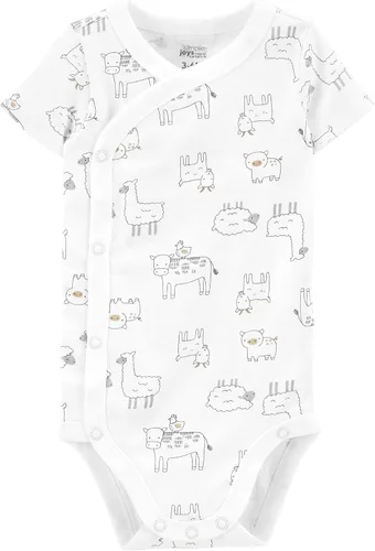 Vista 2 de Simple Joys by Carter's Body unisex de manga corta para bebés, paquete de 5