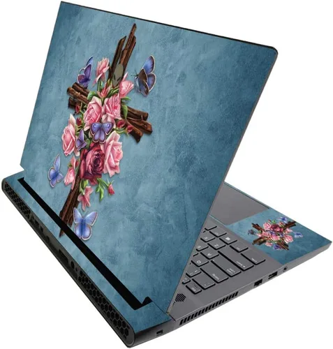 Vista 405 de MightySkins - Skin brillante con purpurina para Alienware M17 R3 (2020) y M17 R4 (2021) - Diversión de los años 90 Acabado duradero con purpurina
