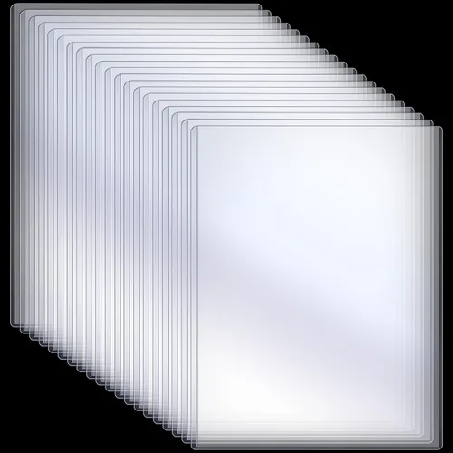 Vista 9 de Sherr 1 protector rígido de impresión para papel de póster de 18 x 24 pulgadas, protectores de páginas, fundas de plástico para póster, soporte
