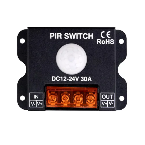 Vista 8 de Tira de luz LED DC12V-24V 30A PWM regulador de atenuación para perilla de atenuación ajustar brillo interruptor de encendido/apagado, tira LED de un