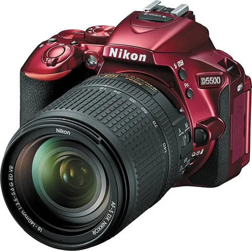 Vista 10 de Nikon D5500 formato DX réflex digital SLR con kit de 18-55 mm VR II (Negro)