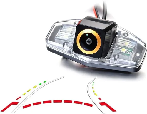 Vista 12 de Vlicevrn HD Fisheye - Cámara de visión trasera para vehículo, línea de estacionamiento fija, visión nocturna, cámara de estacionamiento de respaldo