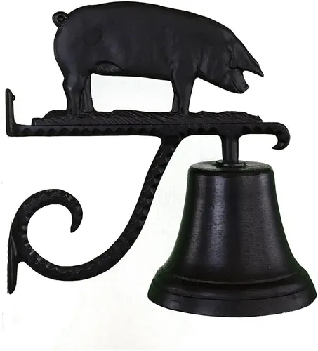 Vista 21 de Montague Metal Products Campana de fundición con oso negro
