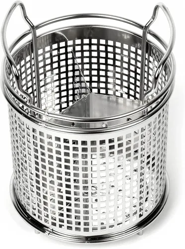 Vista 10 de LENITH Soporte redondo para utensilios de cocina de acero inoxidable – Base pesada para estabilidad – Utensilios de cocina con divisor extraíble