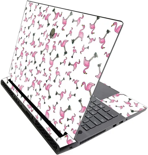 Vista 717 de MightySkins - Skin brillante con purpurina para Alienware M17 R3 (2020) y M17 R4 (2021) - Diversión de los años 90 Acabado duradero con purpurina