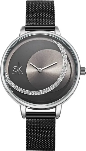 Vista 3 de SHENGKE Minimalist Watch (Love Me Tender Love Me Home) Casual Fashion Wrist Watch